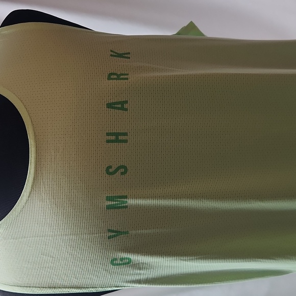 Gymshark Athleisure Green Muscle Tee Wicking Technology  Apparel - Picture 2 of 6